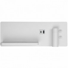 Φωτιστικό Reading Light LED Φωτισμού Εμπρός-Πίσω + USB + Type C Ασύρματη Φόρτιση Λευκό 4021/R